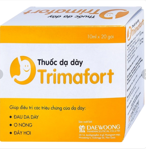 Thuốc dạ dày Trimafort daewoong (Hộp 20 gói x 10ml) (T/40H)