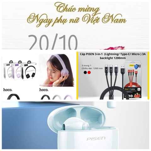 Những món quà năng lượng cho ngày 20-10.