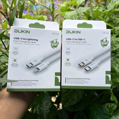Cáp sạc nhanh Dukin DC03 cổng type-c to lightning/ PD 27W