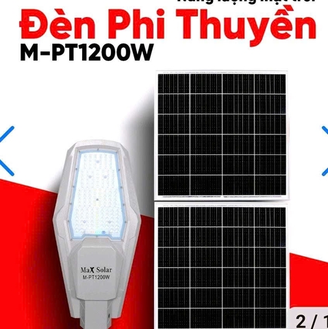 Đèn năng lượng mặt trời phi thuyền M-PT1200W Maxsolar