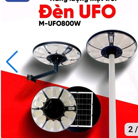 Đèn năng lượng mặt trời liền thể M-UFO 800W Maxsolar
