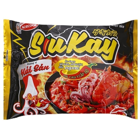 Mì SIUKAY vị hải sản gói 127g
