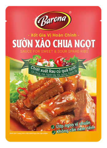 Xốt gia vị nấu sườn xào chua ngọt Barona