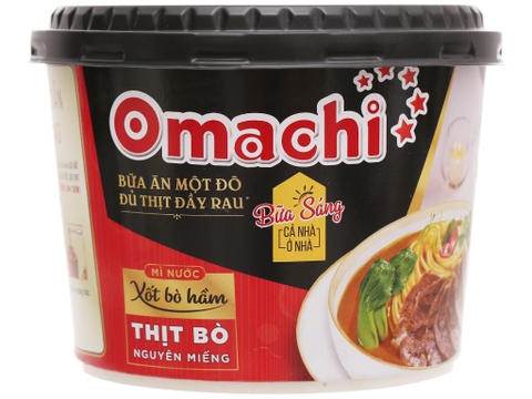 Mì tô Omachi xốt bò hầm