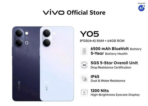 Điện thoại VIVO Y05 (4gb/64gb)