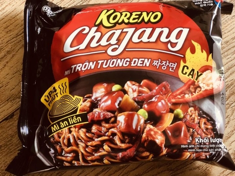 Mì trộn tương đen koreno Chajang vị cay gói 78g