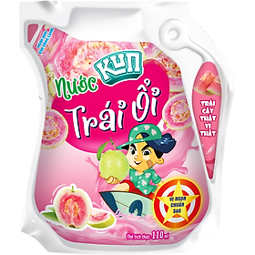 Nước trái cây LIF KUN hương ổi túi 110ml