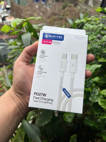 Cáp sạc Supitec SC11-2M Type-c to type-c sạc nhanh 60w