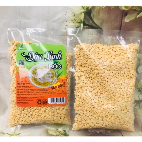 Đậu xanh bóc 200g.