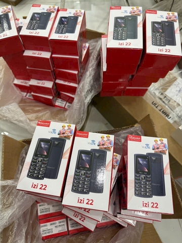 Điện thoại Masstel 4G IZI 22 ( loa lớn,bàn phím to,chữ to,đèn pin siêu sáng)