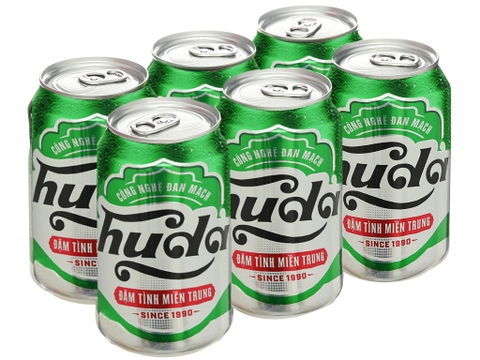 Bia HUDA lon 330ml 24 lon