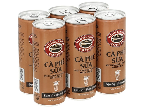 Cà phê sữa HIGHLANDS COFFEE lon 235ml