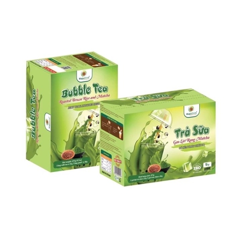 Trà sữa gạo lứt rang matcha 275g (5 ly)
