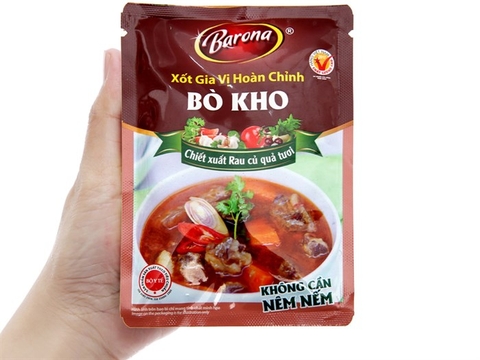 Xốt gia vị nấu bò kho Barona
