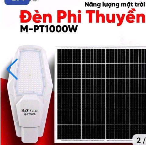 Đèn năng lượng mặt trời phi thuyền M-PT1000W Maxsolar