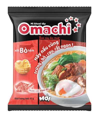 Mì omachi xốt bò hầm