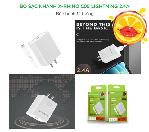 Bộ sạc nhanh X-RHINO C05 LIGHTNING