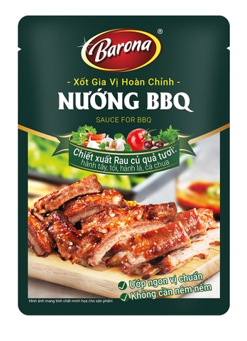Xốt gia vị ướp thịt nướng BBQ Barona
