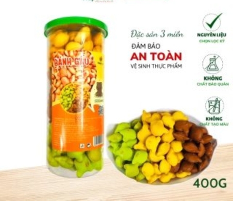 Bánh gấu 3 màu 400G.