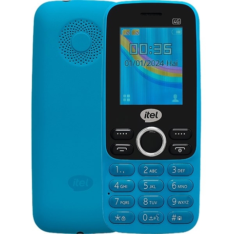 Điện thoại Itel 4G it8010 ( chữ to, bàn phím to, đèn pin siêu sáng)