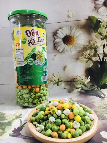 Đậu hà lan mix 5 vị hũ 500g