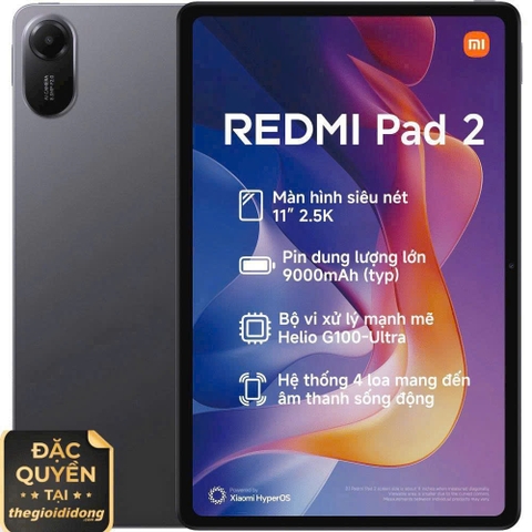 Máy tính bảng Xiaomi Redmi Pad 2 (11in/4gb/128gb)
