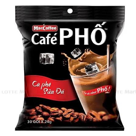 Cà phê PHỐ cà phê sữa đá bịch 30 gói