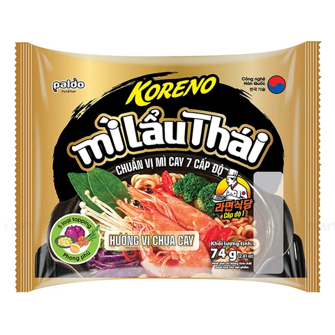 Mì koreno lẩu thái