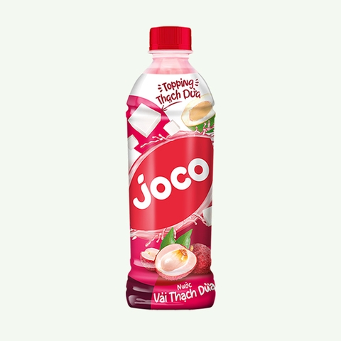 Nước JOCO vải thạch dừa 450ml bao bì trúng thưởng
