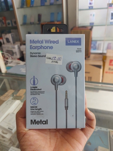 Tai nghe Lanex LE11 Jack 3.5mm có mic