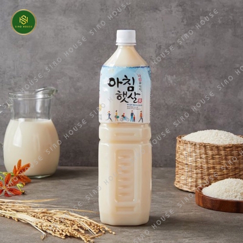 Nước gạo rang Morning WOONGJIN chai 1,5L