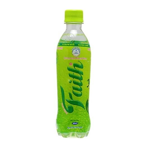Nước khoáng FAITH hương vị chanh muối chai 355ml thùng 24 chai