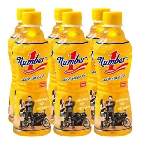 Nước tăng lực NUMBER 1 vị truyền thống chai 330ml thùng 24 chai