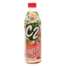 Trà đen C2 hương dâu anh đào chai 455ml