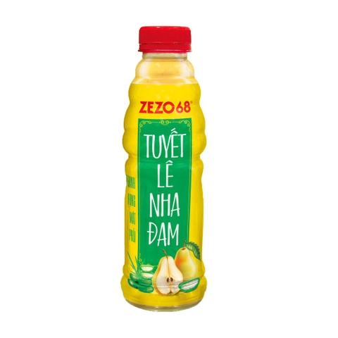 Nước ZEZO68 tuyết lê nha đam chai 500ml thùng 24 chai