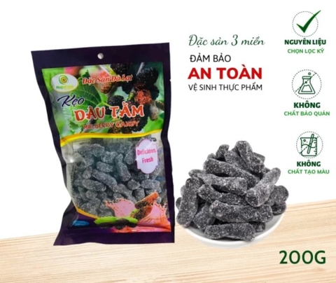 Kẹo dâu tằm đà lạt 200g.