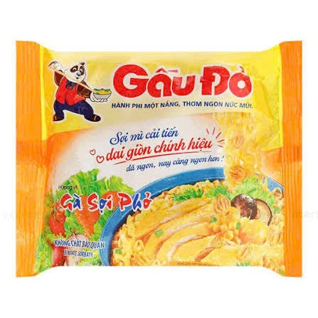 Mì gấu đỏ gà sợi phở