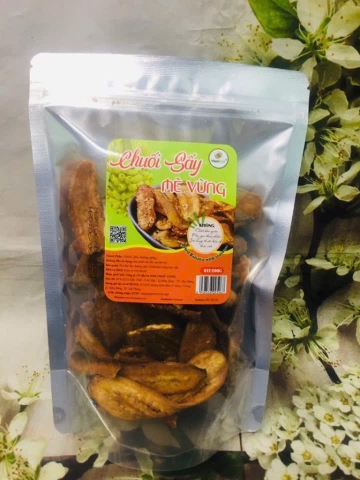 Chuối sấy mè gừng 200g