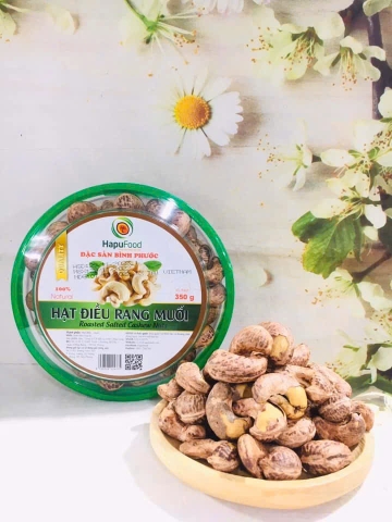 Hạt điều vỏ lụa tròn 350g