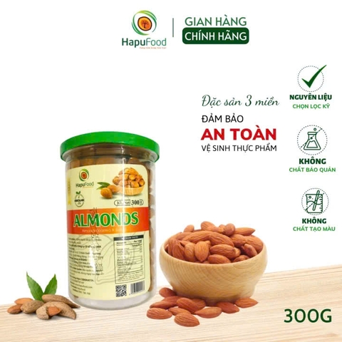 Hạt hạnh nhân 300g