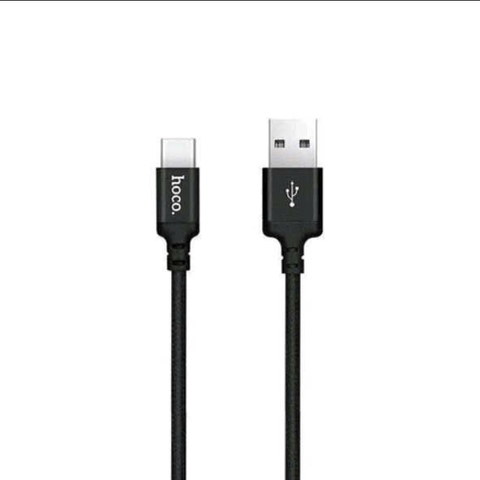 Cáp sạc dự phòng HOCO X38 cổng usb to type-c dài 25cm-sạc nhanh-dây quấn dù