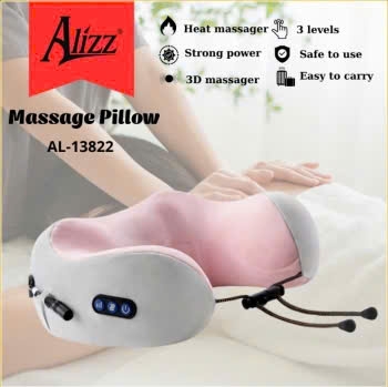 GỐI MASAGE CỔ CHỮ U 2 BI ALIZZ 13822