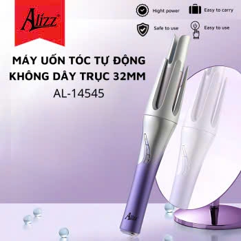 MÁY UỐN TÓC TỰ ĐỘNG KHÔNG DÂY TRỤC 32MM ALIZZ 14545