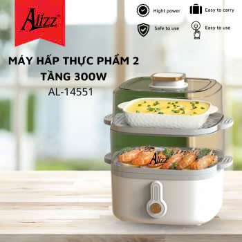 MÁY HẤP THỰC PHẨM 2 TẦNG 300W 14551