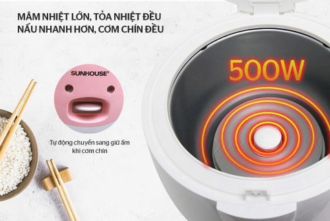 Nồi cơm điện Sunhouse 1.2L