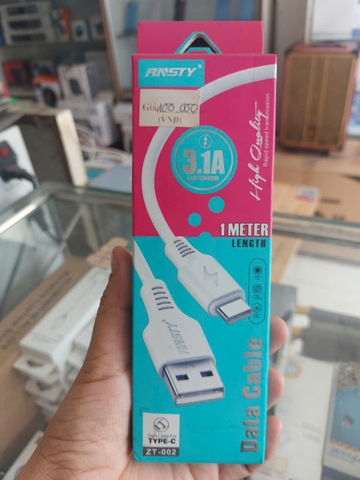 Cáp sạc nhanh ZT-022 dây dẻo Usb to Type-c