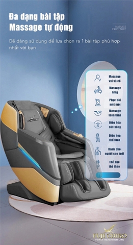 Fujichiko giải đáp thắc mắc ghế massage 4d là gì?