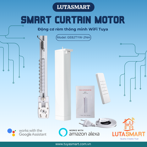 Động cơ Rèm tự động  WiFi Tuya - GE82TYW
