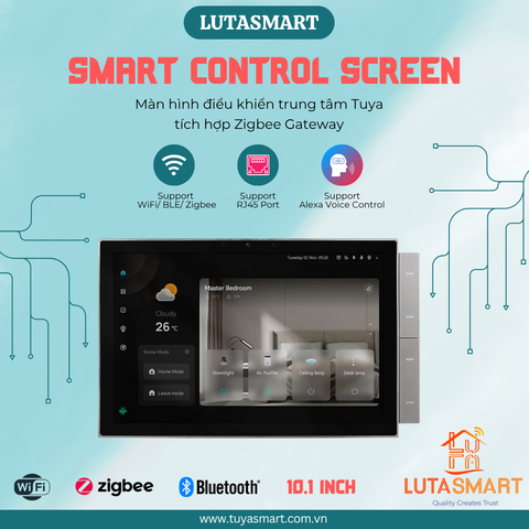 Màn hình điều khiển trung tâm tích hợp giọng nói Alexa  10inch-T2E