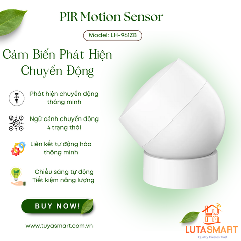 Cảm biến chuyển động Zigbee Tuya - LH-961ZB
